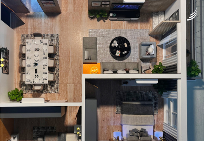 Doll House Top View